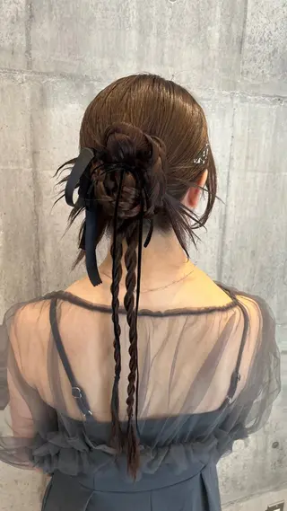 ヘアアレンジ えばら まい/attraのヘアスタイル