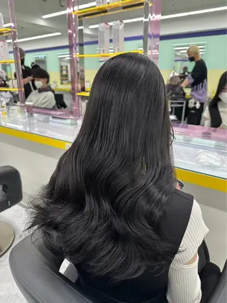 カラー 🍒レイヤーカット/ 暖色カラー🍒のヘアスタイル