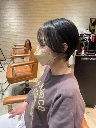 ショート 亀川蓮 Agu hairのヘアスタイル
