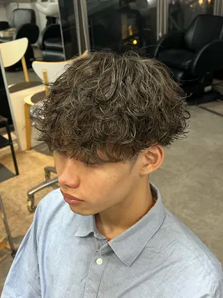 パーマ メンズ 原宿 フェザーパーマ fifth イノウエのヘアスタイル