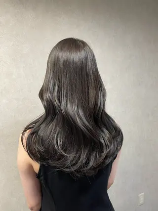 セミロング カラー 髪質改善カラー🫧 横浜/liberteのヘアスタイル