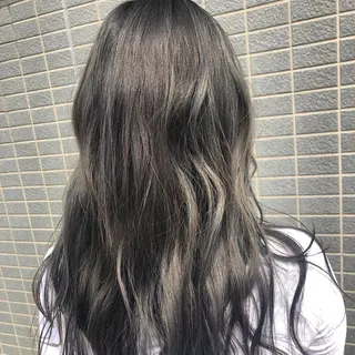 セミロング カラー 似合わせ レイヤー須川のヘアスタイル