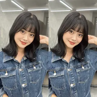 ミディアム Hiroki 韓国ヘア🇰🇷のヘアスタイル