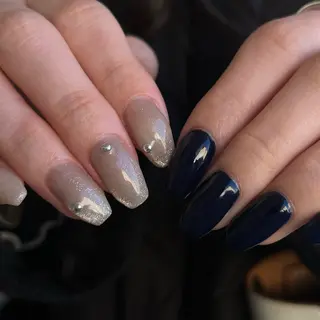 ネイル Ray. ちゅるん系ニュアンスのネイルデザイン