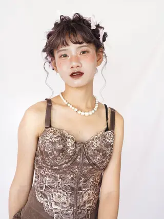 ヘアアレンジ mirai/ブリーチ ダブルカラーのヘアスタイル