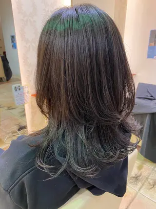 セミロング Fuse所属・Hana ⭐️カラーモデル募集のヘアスタイル