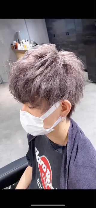 カラー メンズ Loy所属・メンズヘアの達人 パーマ 縮毛矯正🔷のヘアスタイル