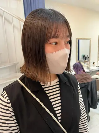 ショート ボブ／ミニボブ／ akaneのヘアスタイル