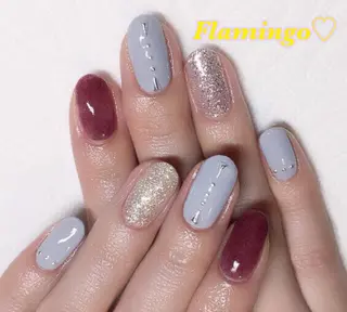 ネイル 40代からの爪を守る ×ケア重視サロン♡のネイルデザイン