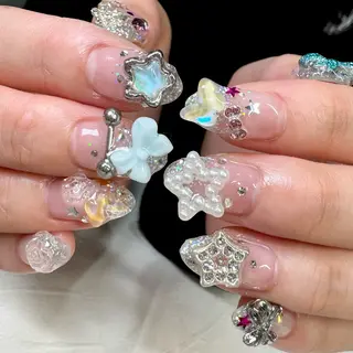 ネイル RIEKO🍒 ワンホン♡推しネイルのネイルデザイン