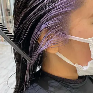 ミディアム カラー インナーカラー/レイ ヤーカット♡/マキシのヘアスタイル