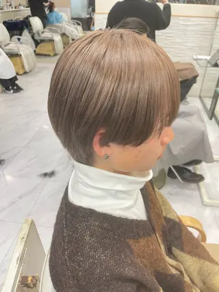 ショート カラー メンズ ❄️メンズカット 落合諒❄️のヘアスタイル