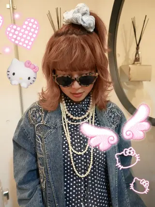 セミロング ✩似合わせカラー /レイヤー✩momoのヘアスタイル