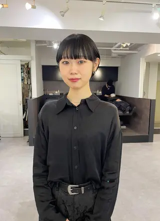 ショート カラー パーマ* 顔まわり似合わせのヘアスタイル