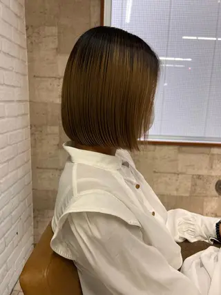 ミディアム メンズカットグラデー ションカラー/ケイゴのヘアスタイル