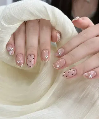 ネイル パラジェル登録店　Nailsalon Amour  上野湯島店所属・🫧 はる🩵のネイルデザイン