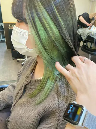 セミロング 💖透明感カラー HAYATO💖のヘアスタイル