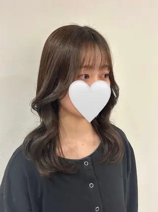 セミロング Ami♡表参道 ピンク/ラベンダーのヘアスタイル