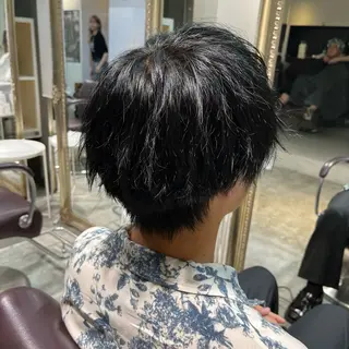 カラー メンズ フェザーパーマ🌙 毛流れ yuzukiのヘアスタイル