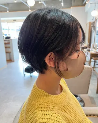 ショート ぱつボブ/ ショート/YUKIのヘアスタイル