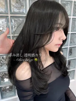 カラー 奈良 萌花のヘアスタイル