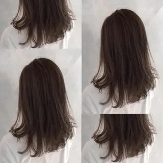 ミディアム ANDO HIKARIのヘアスタイル