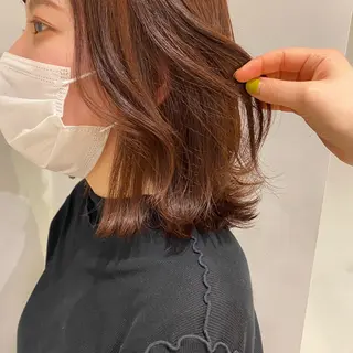 ミディアム GO TODAY SHAiRE SALON 原宿Stella店所属・𓍯柔らかhair 𓍯 yukinoのヘアスタイル