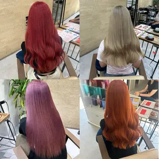 ロング カラー 髪質改善AUSTIN登戸所属・野村 一花 / 暖色 カラー / Wカラーのヘアスタイル