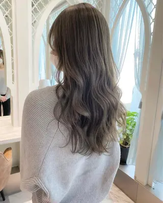 ロング カラー カットモデル募集 艶カラー/ユウトのヘアスタイル