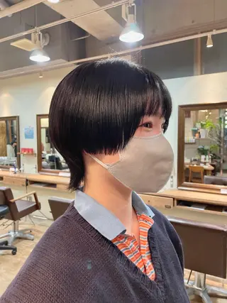ショート OPShair　ANELLO所属・ショート/ボブ/ メンズ/縮毛矯正のヘアスタイル