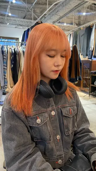 セミロング カラー ゆるふわガーリーst yle🩰yuukaのヘアスタイル