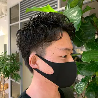 パーマ メンズ 飯塚 昇太のヘアスタイル