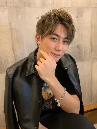 ショート カラー パーマ メンズ メンズ特化👨 細谷碧海のヘアスタイル