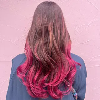 ロング カラー カラー/韓国レイヤー /ブリーチ/hinaのヘアスタイル