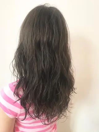 ロング カラー パーマ パーマ×ウルフカット koya☆のヘアスタイル