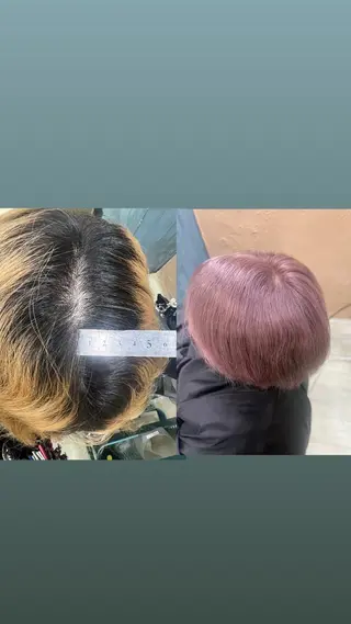 ショート カラー たけかわ みずきのヘアスタイル