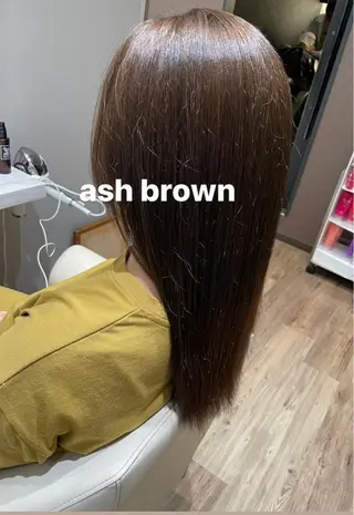 ロング k-twoたき✨艶感 カラー/美髪矯正のヘアスタイル