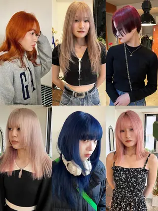 ロング カラー ブリーチ矯正/ ブリーチ特化mikaのヘアスタイル