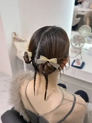 ミディアム ヘアセット専門店 hair make salon R所属・ヘアセット専門店 R さやかのヘアスタイル