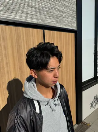 ショート メンズ 保坂 瞭のヘアスタイル