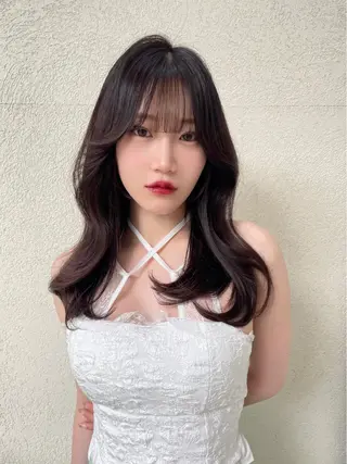 セミロング ショート/レイヤー カット/ミサキ💐のヘアスタイル