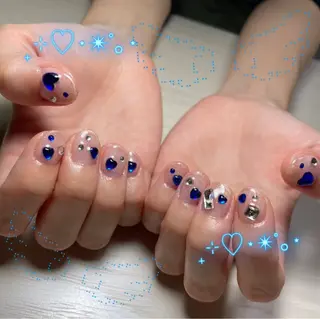 ネイル GO TODAY 吉祥寺Glint所属・うの 韓国ﾈｲﾙ໒꒱⋆⭒˚のネイルデザイン