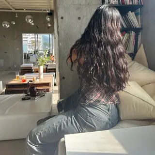 ロング パーマ 江口 あゆみのヘアスタイル