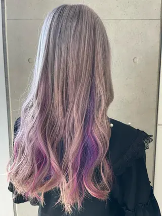 ロング カラー 髪質改善/縮毛矯正 ツヤ髪🩷さつきのヘアスタイル
