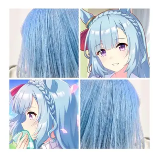 ショート カラー GARU-ガル-所属・TSUNO🦖 派手髪/オタク美容師のヘアスタイル