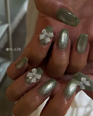 ネイル 𝗿𝗶𝗰𝗼 ˎˊ˗のネイルデザイン