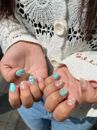 ネイル 韓国🩶Y2Kネイル 💫くれはのネイルデザイン