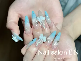 ネイル E.N🦋 長さ出し/持ち込みのネイルデザイン