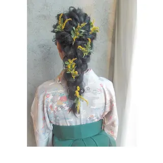 セミロング ヘアアレンジ EMANON天神所属・Hitomi Ezakiのヘアスタイル