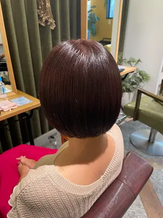 カラー 有田 虹美のヘアスタイル